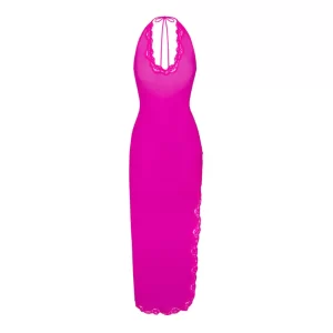 DRESS WITH DEEP PLUNGE